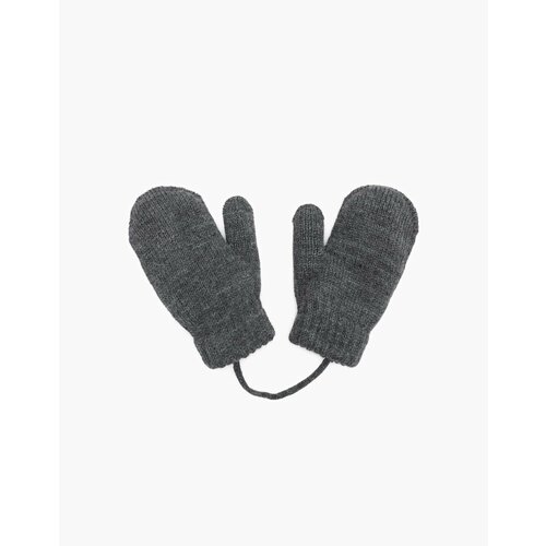 фото Варежки gloria jeans, размер 1-3г, серый