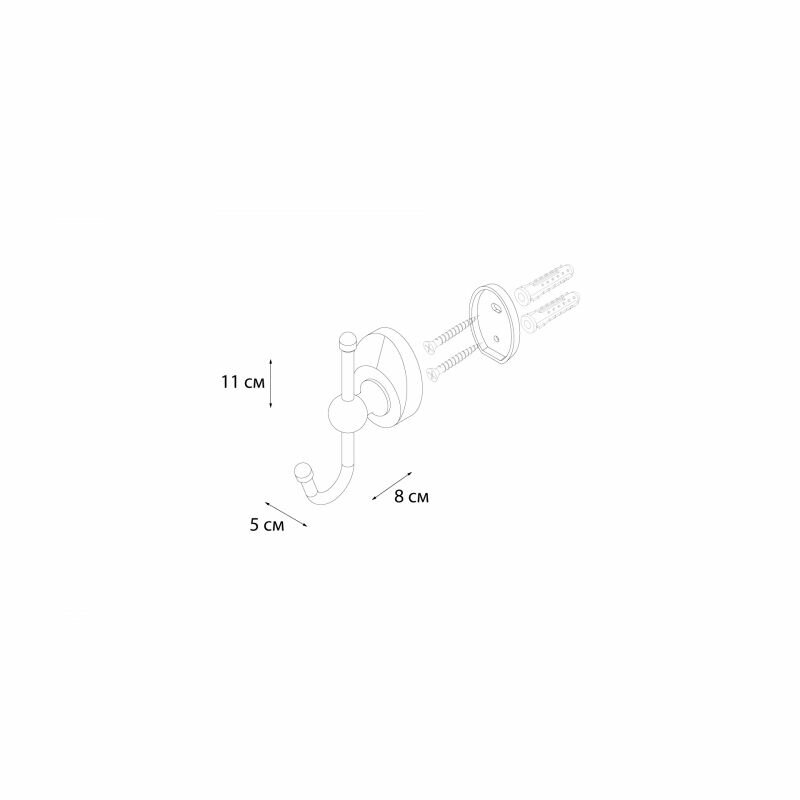 Крючок для полотенец Fixsen - фото №10