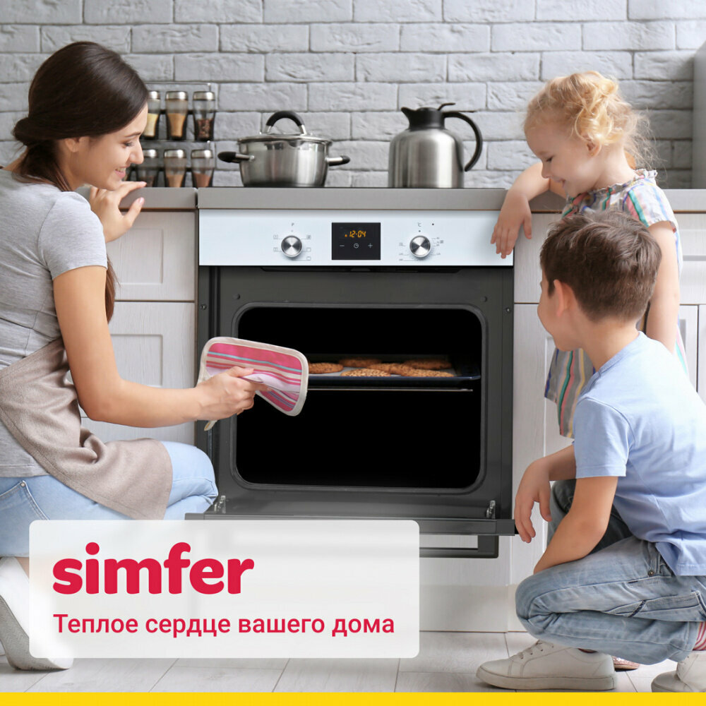 Электрический духовой шкаф Simfer B6EW56001, 5 режимов работы, конвекция - фото №10