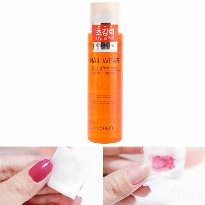 Жидкость для снятия лака The Saem Nail Wear Strong Remover 150мл - фото №5