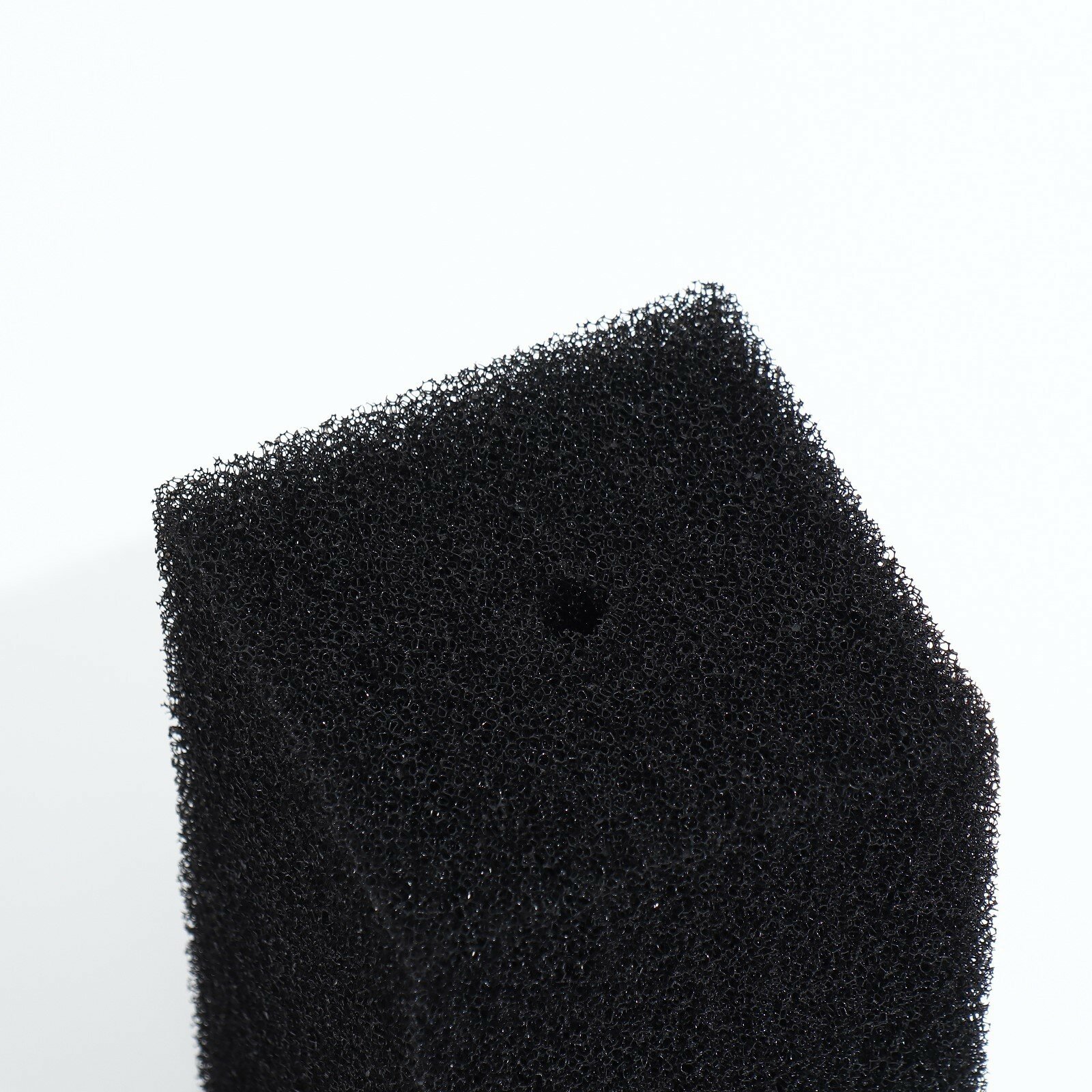 Губка прямоугольная для фильтра № 15, ретикулированная 30 PPI, 12 х 12 х 20 см, черная