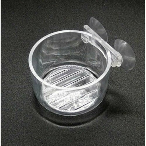 Кормушка для рыб 4 см акриловая с прорезями