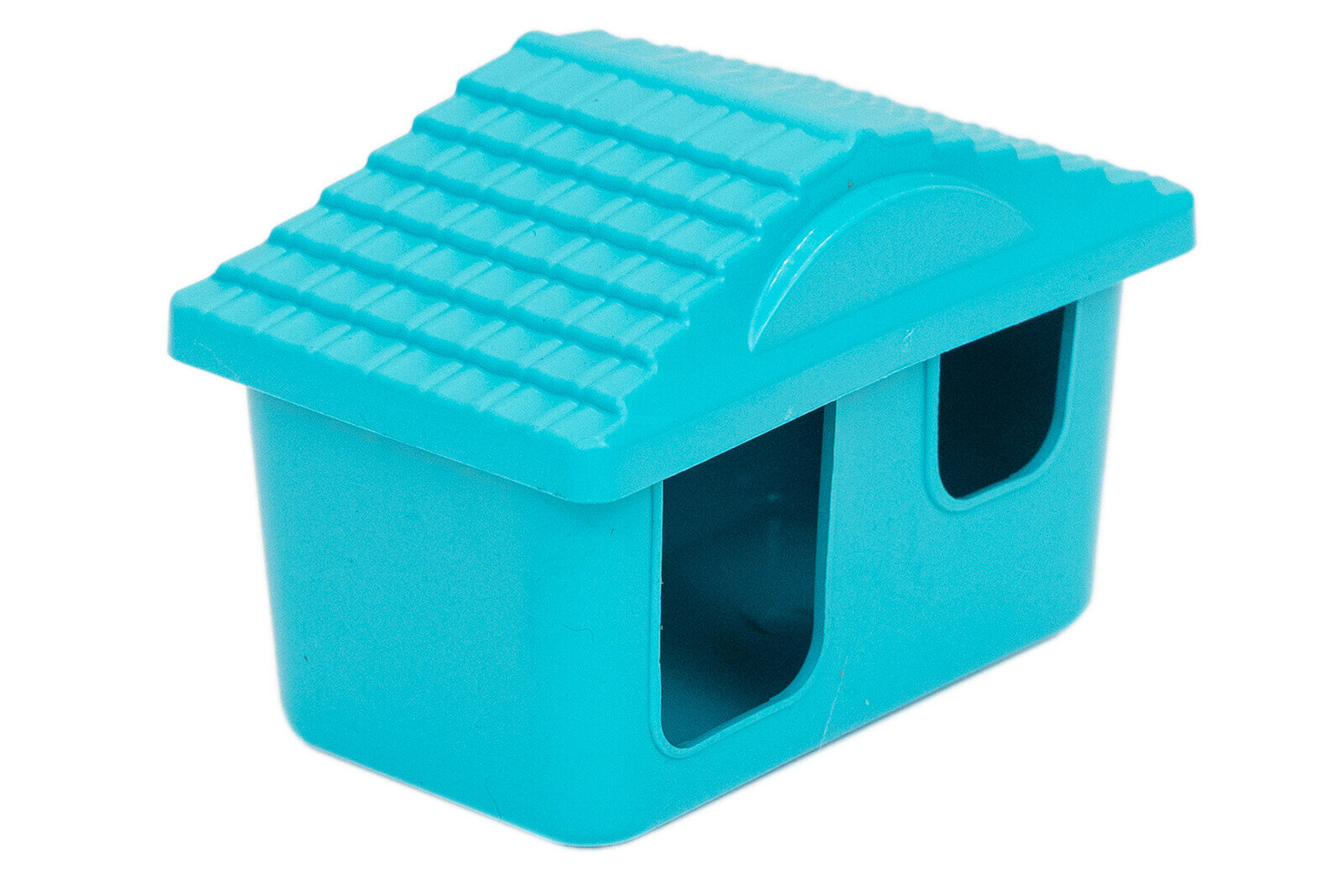 фото Дарэлл Zoo-M Домик для грызунов Zoo-M малый 11см*8см*7смбирюзовый