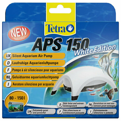 Tetra AРS 150 компрессор для аквариумов 80-150 л, белый компрессор tetra aрs 50 для аквариумов 10 60 л белый