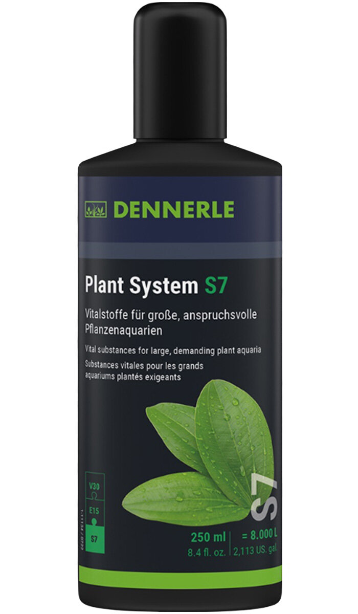 Удобрение профессиональное высококонцентрированное Dennerle Plant System S7 250 мл (1 шт)