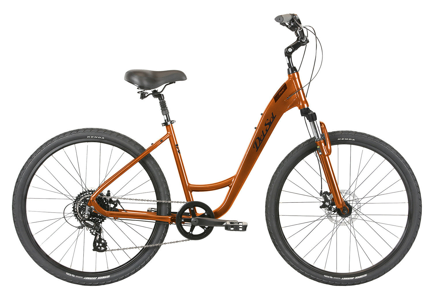 Городской велосипед Del Sol Lxi Flow 2 ST 26 (2021) оранжевый 14"