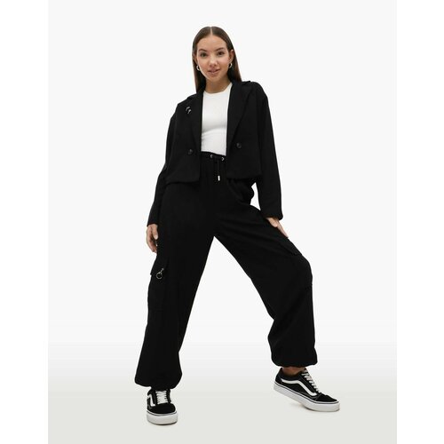 фото Брюки gloria jeans, размер 128 (32), черный