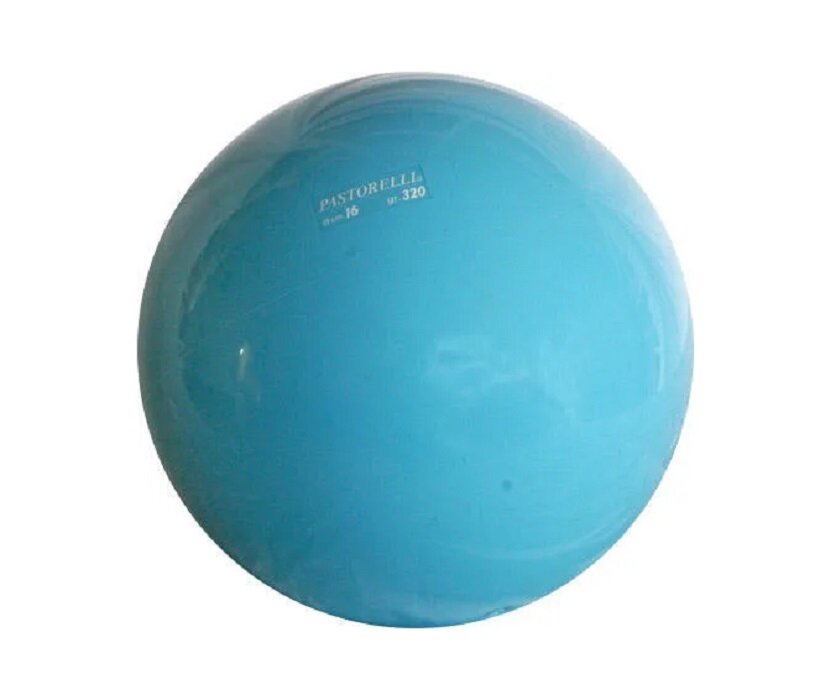 Мяч для художественной гимнастики PASTORELLI 16см Голубой - 00231