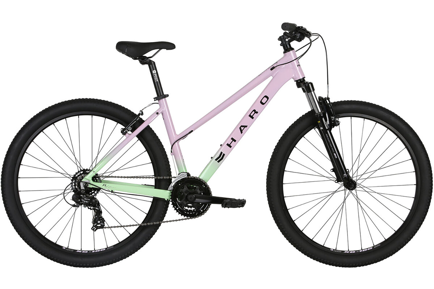 фото Горный велосипед Haro Flightline One ST 27.5 (2021) черный 14"