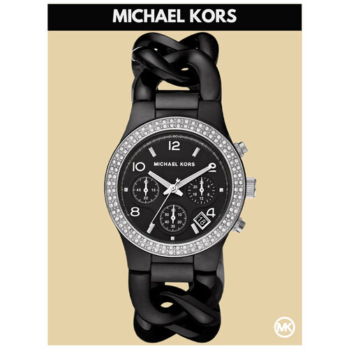 фото Наручные часы michael kors runway m5388k, черный
