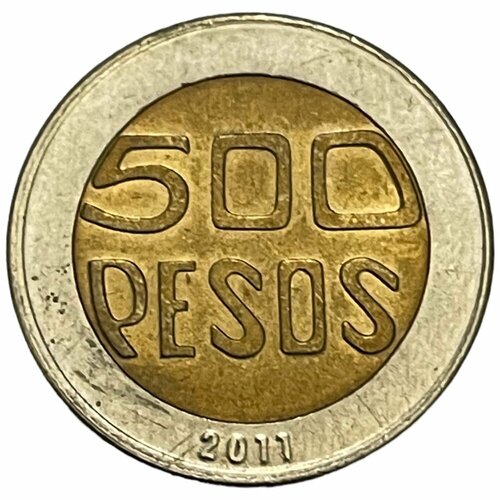 Колумбия 500 песо 2011 г. колумбия 100 песо 2011 г 2