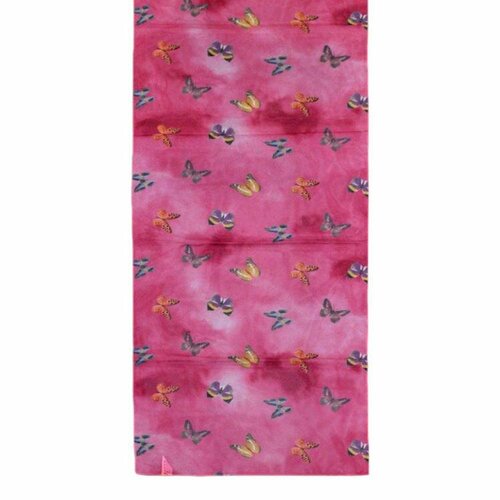фото Шарф roby foulards,140х30 см, фуксия, фиолетовый