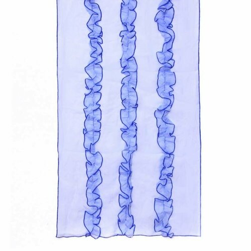 Шарф Basile, 160х45 см, one size, синий