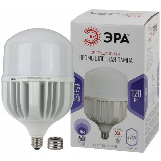 Эра Б0049104 Лампа светодиодная STD LED POWER T160-120W-6500-E27 E40 Е27 Е40 120 Вт колокол холодный дневной свет 5056396236696