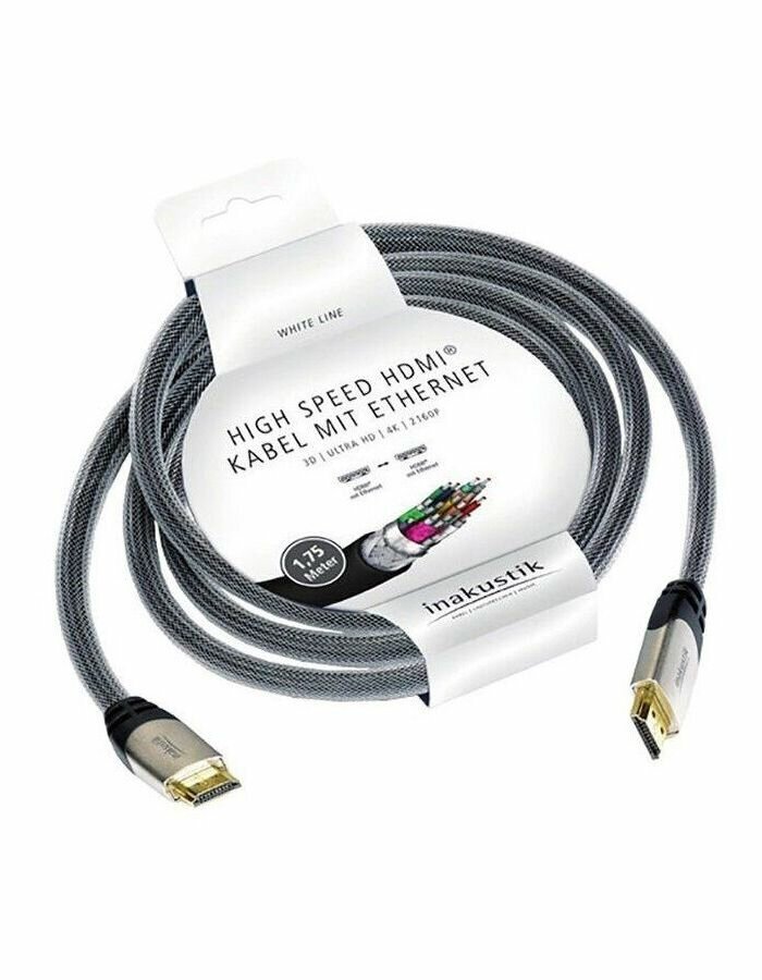 Кабель HDMI Inakustik White, 1.75 м