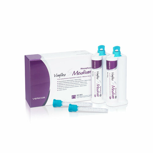 фото Слепочная масса vonflex s medium normal корригирующий слой vericom