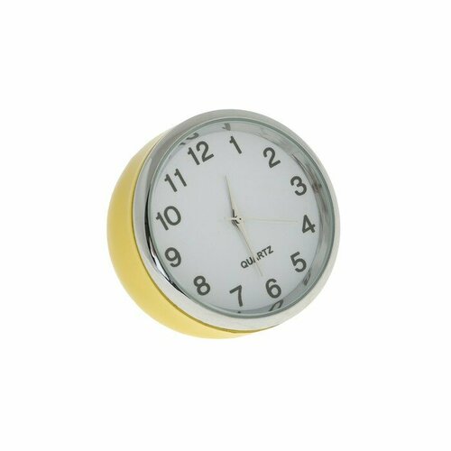 Часы автомобильные внутрисалонные d 45 см желтые 26200₽