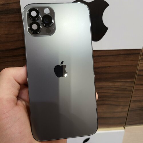 Корпус для iPhone X в стиле iPhone 14Pro (цвет: Black - космический чёрный)