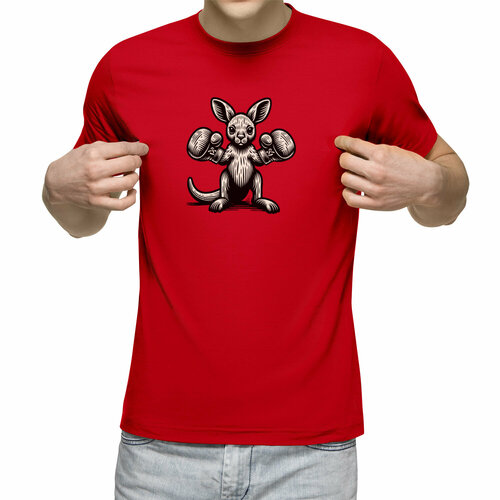 фото Футболка us basic, размер s, красный