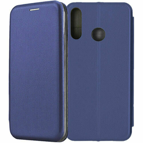 Чехол-книжка Fashion Case для Huawei P30 Lite синий huawei p30 flip case cover official huawei p30 pro case smart view window luxury pu leather protective wake up p30 p30pro case