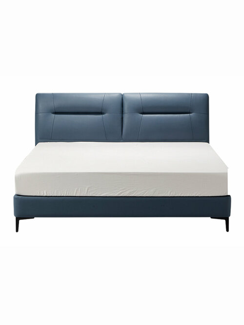 Двуспальная кровать Xiaomi 8H Sugar Fashion Soft Leather Soft Bed 1.8m Mist Blue (JMP5) (без матраса)