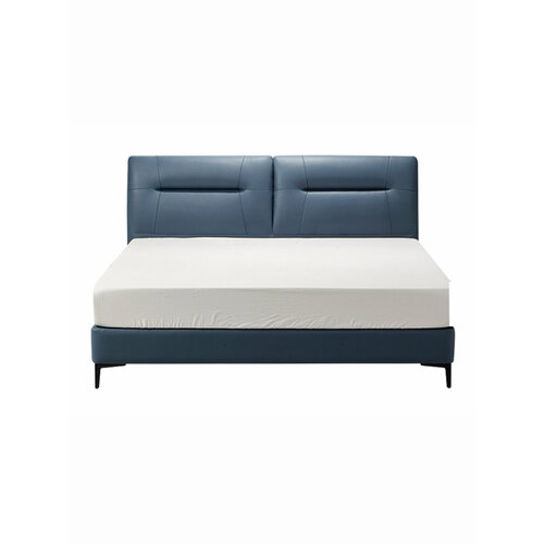 Двуспальная кровать Xiaomi 8H Sugar Fashion Soft Leather Soft Bed 1.8m Mist Blue (JMP5) (без матраса)