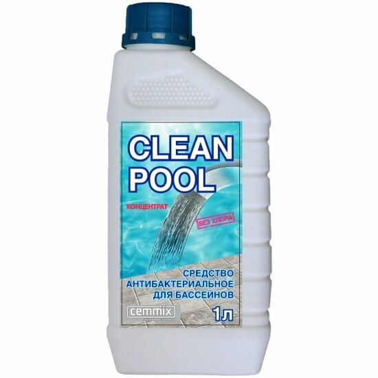 Cemmix Средство дезинфицирующее для бассейна Clean Pool, 1 л