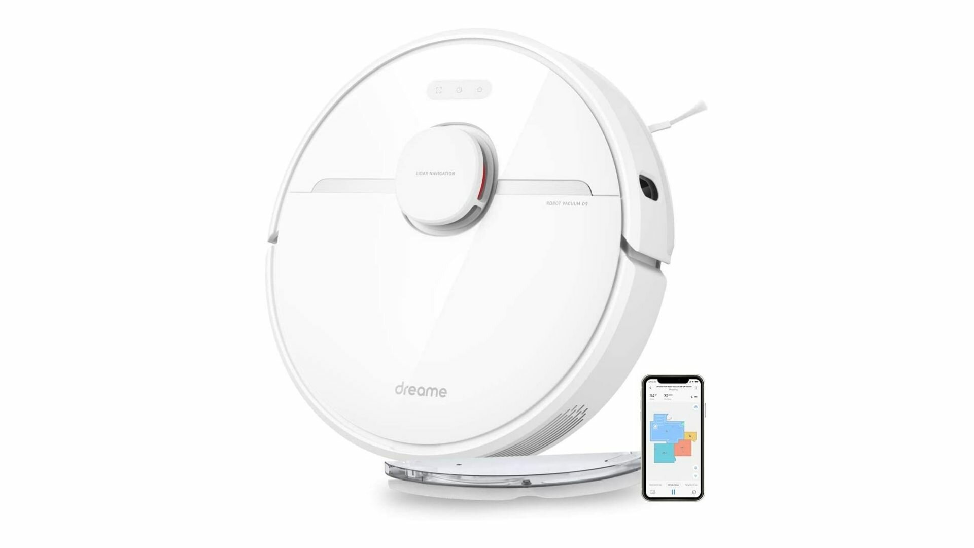 Как разобрать робот пылесос dreame d9 Робот-пылесос Dreame F9 EU, белый - купить в интернет-магазине по низкой цене на