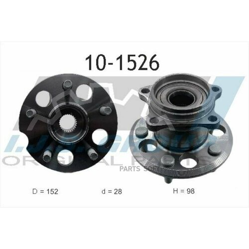 IJS GROUP 10-1526 10-1526_к-кт подшипника ступицы! задней\ Toyota RAV 4 00>