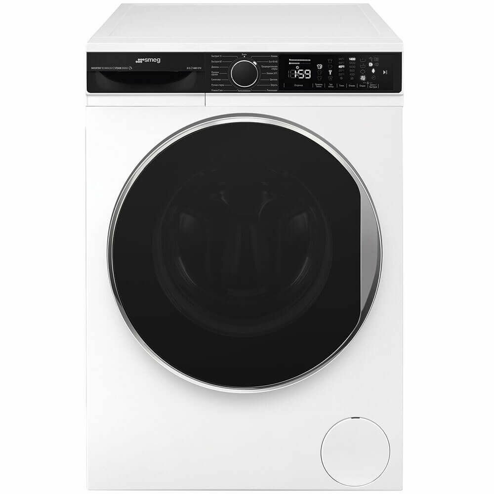 Отдельностоящая стиральная машина, 60 см, Белая Smeg WM3T84RU