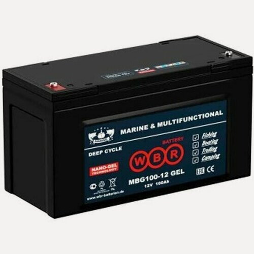 Изображение товара Аккумуляторная батарея для ИБП Wbr MBG100-12