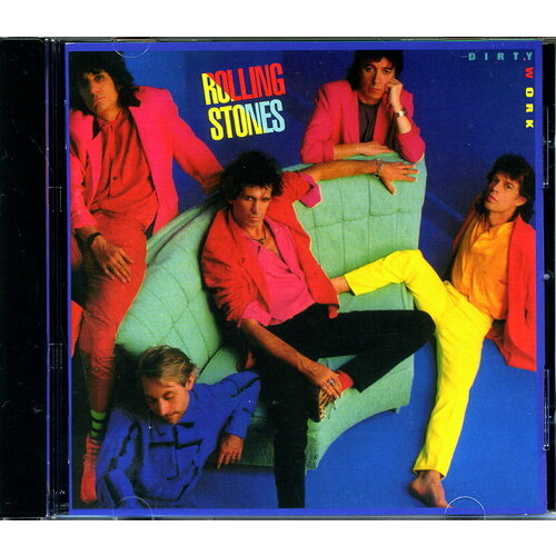 Музыкальный компакт диск THE ROLLING STONES - Dirty Work 1986 г. (производство Россия) музыкальный компакт диск accept russian roulette 1986 г производство россия