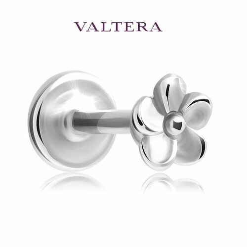 Пирсинг VALTERA серебро 925 проба средний вес 045 гр серебристый 672₽