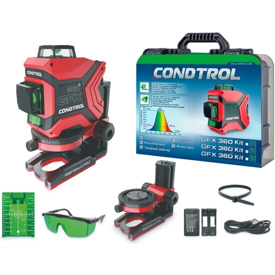 Уровень лазерный Condtrol GFX 360-3 Kit