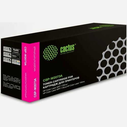 Изображение товара Картридж лазерный Cactus CSP-W2073A пурпурный (700стр.) для HP Color Laser 150a/150nw/178nw MFP/179f