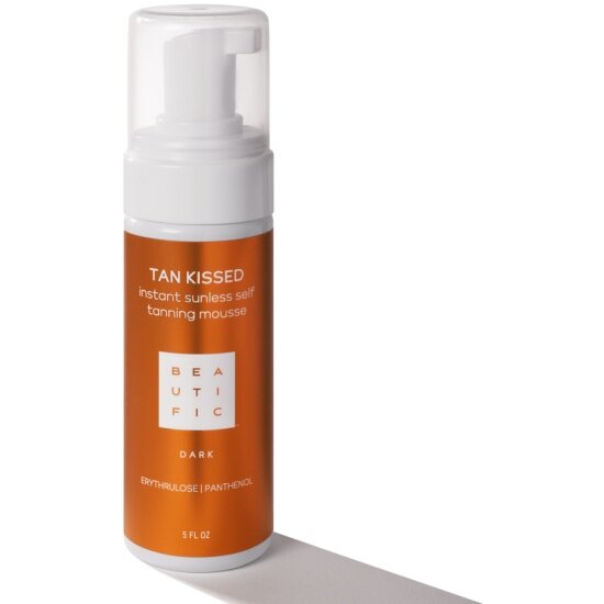 Мусс-автобронзант для тела тонирующий Beautific Tan Kissed тон dark 150 мл