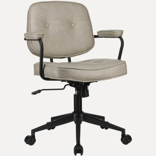 Изображение товара Кресло руководителя Riva Design CHESTER W-221 Светло-серая (LFP3-01) экокожа 60*65*82-104