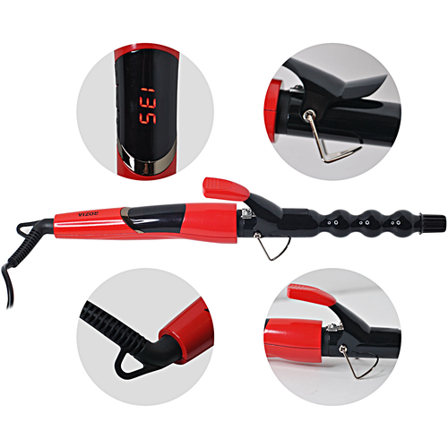 Профессиональная плойка для волос Rozia Щипцы для завивки волос Профессиональная плойка-щипцы Уход за волосами Красный 419000₽