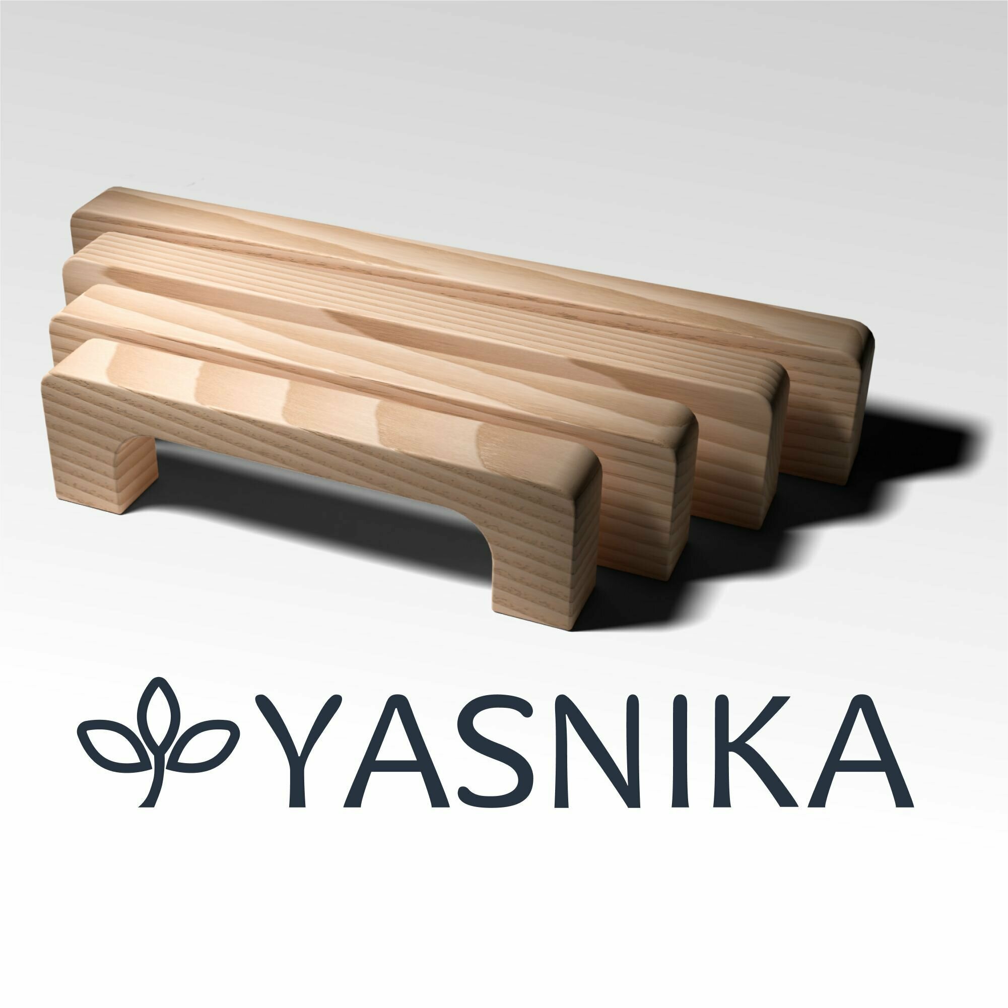 Ручка скоба 175 мм мебельная деревянная Y8, 1шт, YASNIKA, Ясень - фотография № 7