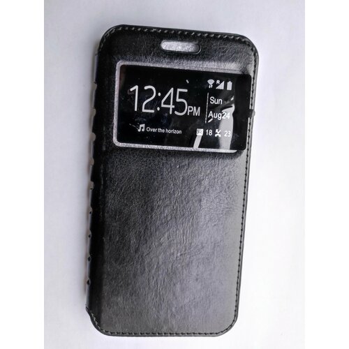 Samsung Galaxy S7 SM-G930 чёрный чехол-книжка, Самсунг галакси с7 см-ж930 книга с окошком на магните
