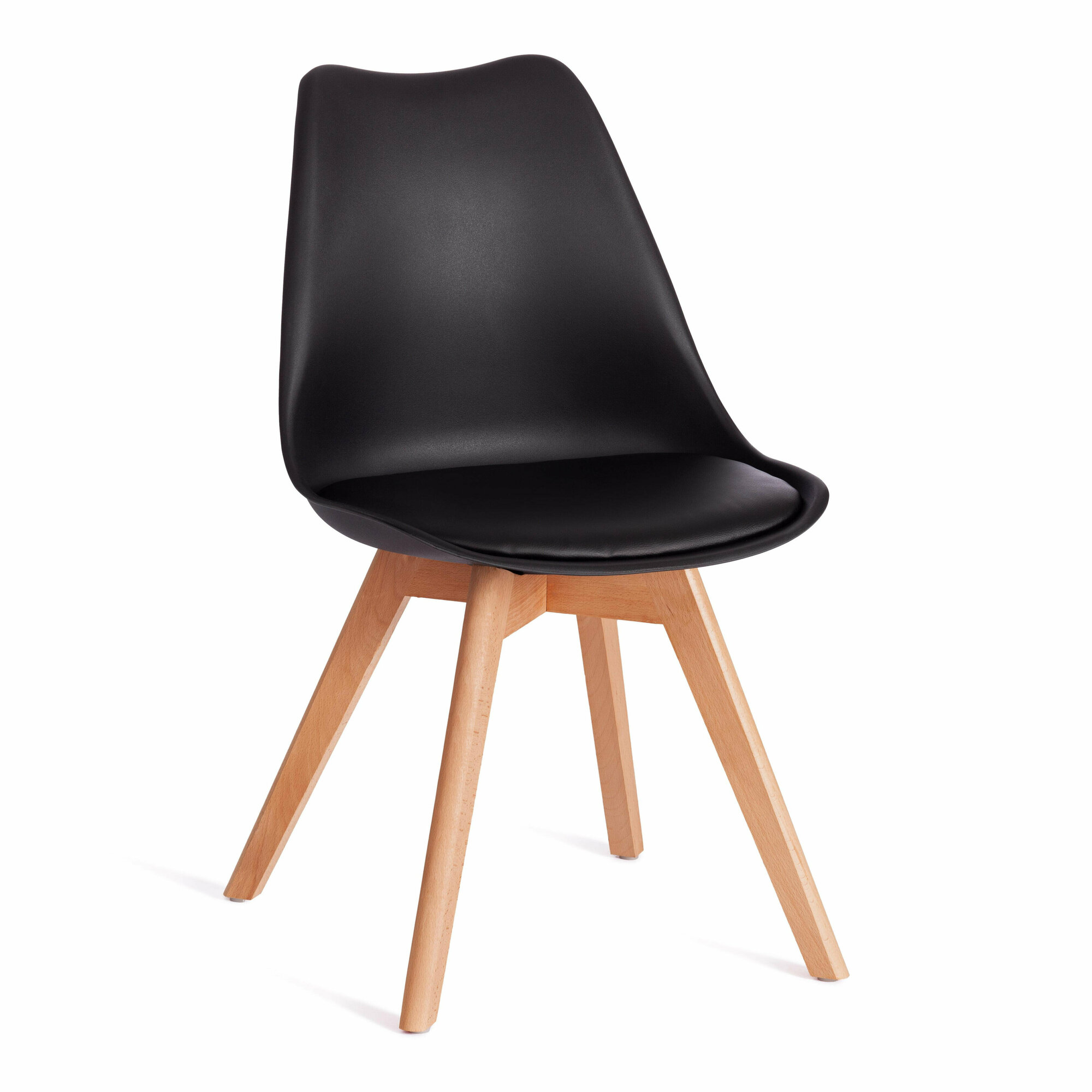 Комплект стульев для кухни TetChair TULIP (mod. 73-1), 4 шт, желтый - фото №2