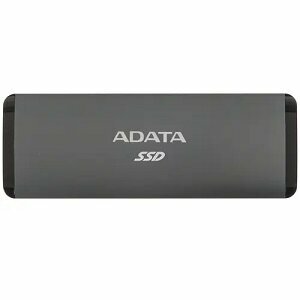 Твердотельный диск 256GB A-DATA SE760, External, USB 3.2 Type-C, [R/W -1000/- MB/s] 3D-NAND, титановый серый