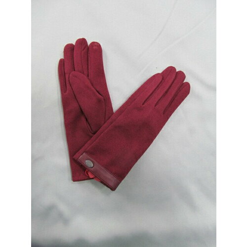 фото Перчатки munasha, демисезон/зима, размер 7 1/2, бордовый