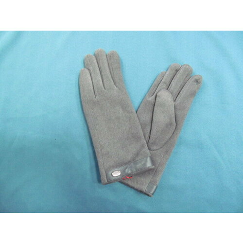 фото Перчатки munasha, размер 7 1/2, серый