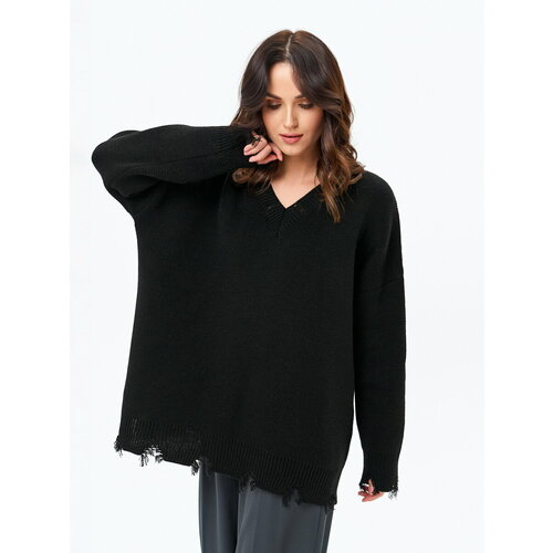 фото Свитер daffy world, размер 46-48, черный