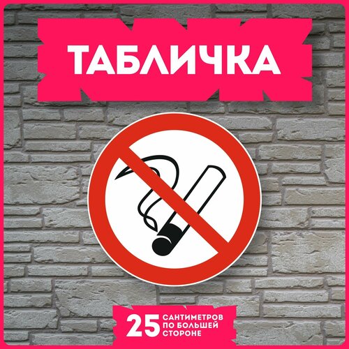 Таблички информационные для интерьера Курить запрещено