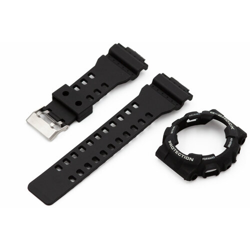 Ремешок фактура матовая, белый, черный for casio g shock ga 110 ga 100 gd 120 rubber sports strap modification accessories including case and strap adapter