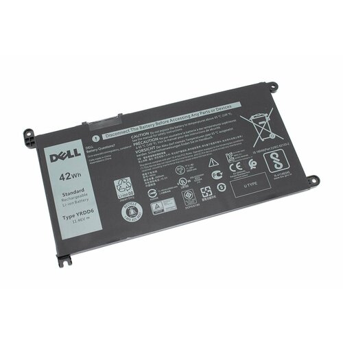 Аккумуляторная батарея для ноутбука Dell Inspiron 14 5482 5485 (YRDD6) 42WH 11.4V 14 lcd touch screen digitizer display assembly for dell inspiron p93g p93g001 5482 5485 5491 p93g b140xtb02 0 edp 40pins