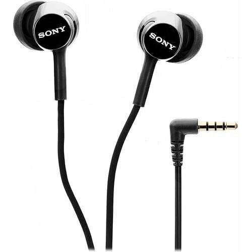 Гарнитура вкладыши Sony MDR-EX155AP 12м черный проводные в ушной раковине MDR-EX155APB 250000₽