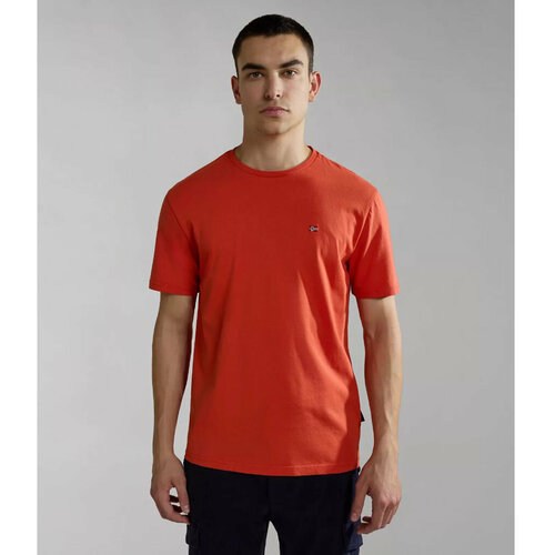 фото Футболка napapijri, размер xl, красный